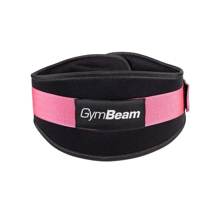 GymBeam Fitness neoprenový opasok LIFT Black & Pink  M