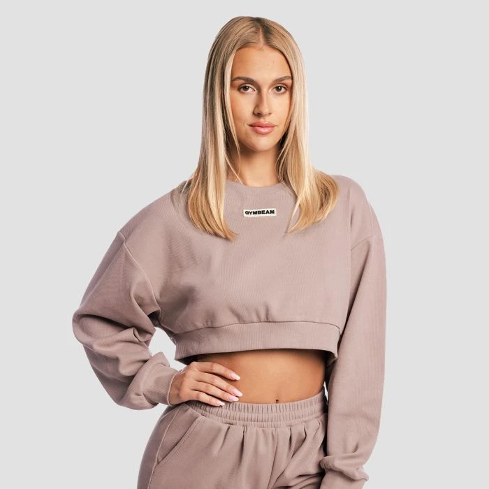 GymBeam Dámska mikina Cropped Aura Roux  L
