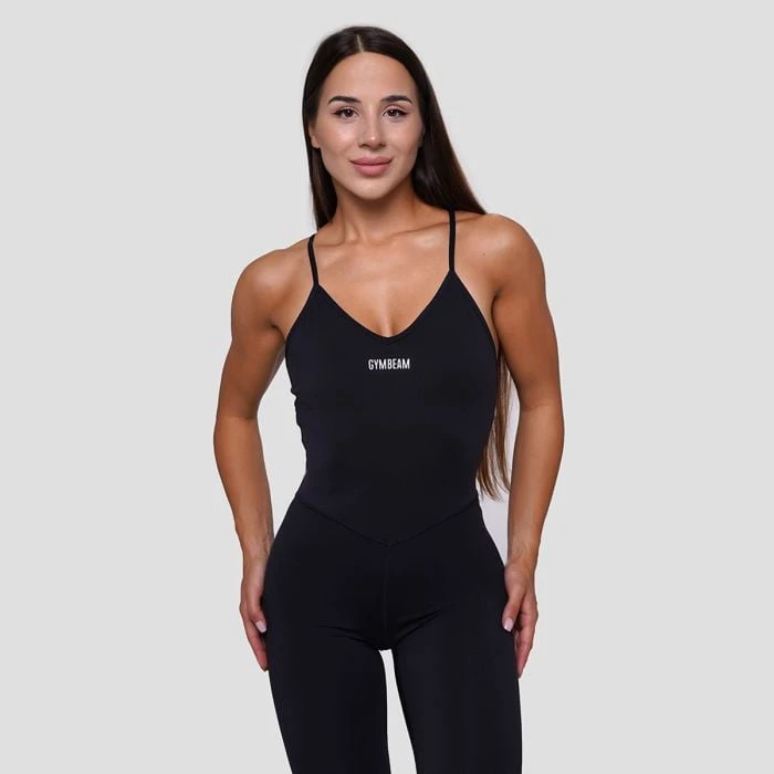 GymBeam Dámsky overal FIT Black  SS