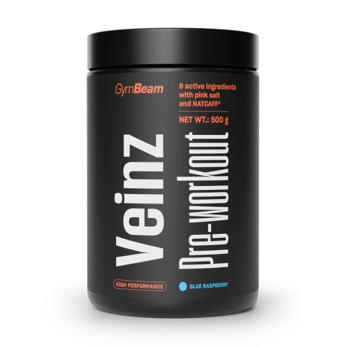 Veinz Pre-workout - GymBeam modrá malina