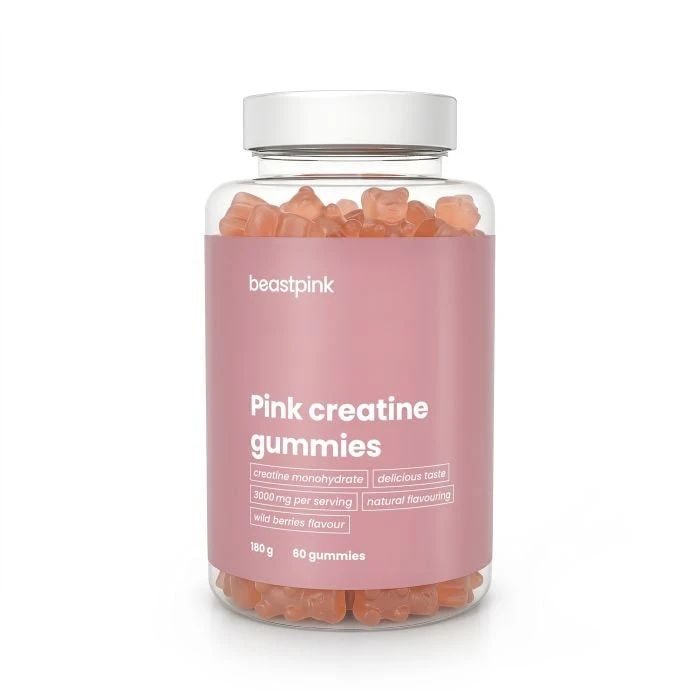 BeastPink Pink creatine gummies