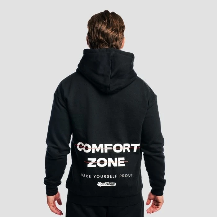 GymBeam Mikina so zipsom Zone Black  S