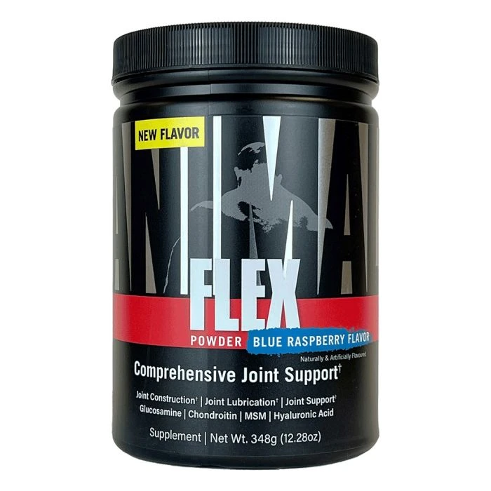 Universal Nutrition Animal Flex Powder modrá malina