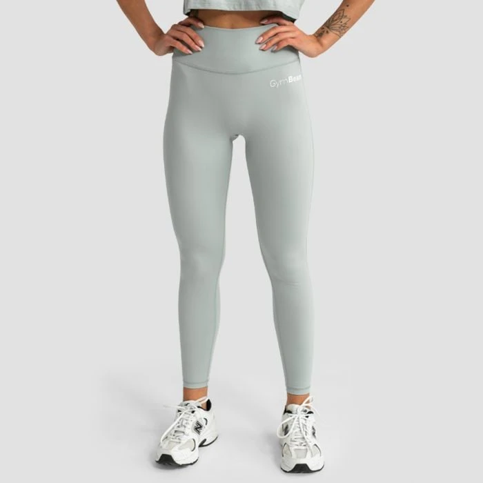 GymBeam Dámske legíny High-waist Limitless Eucalypt  MM