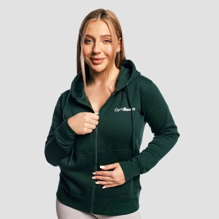 GymBeam Dámska Mikina Zipper Hoodie Pine  S