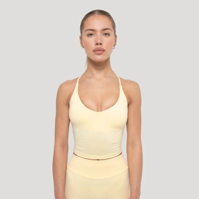 GymBeam Dámske tielko Luma Butter Yellow  S