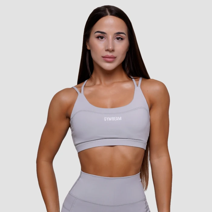 GymBeam Športová podprsenka FIT Mist Grey  SS