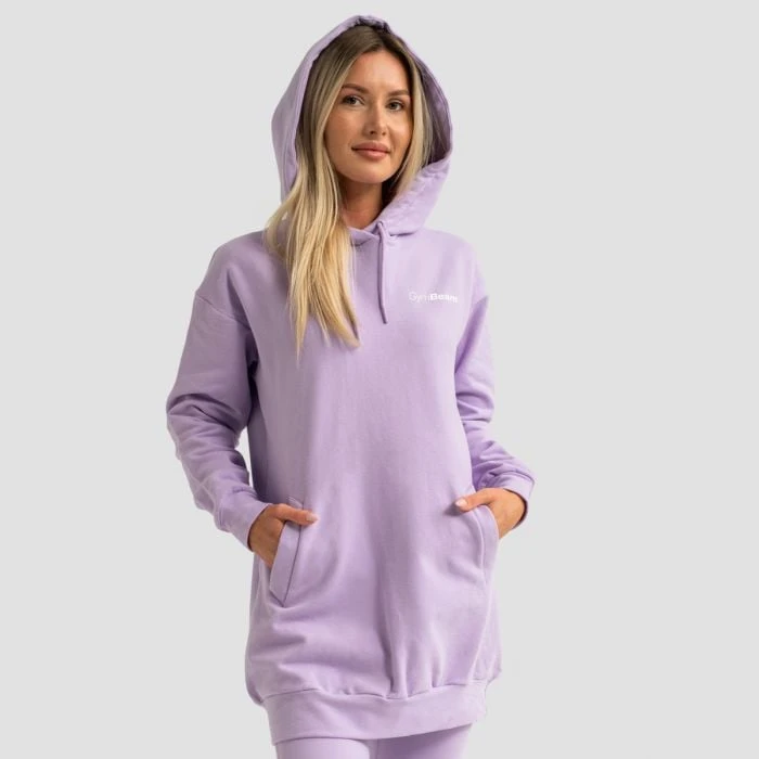 GymBeam Dámska Longline mikina Limitless Lavender  LL