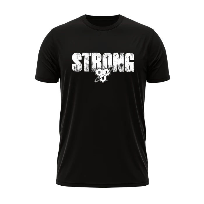 BSN Tričko Strong Black  S