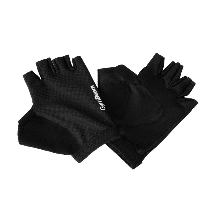 GymBeam Fitness rukavice Light Black  S