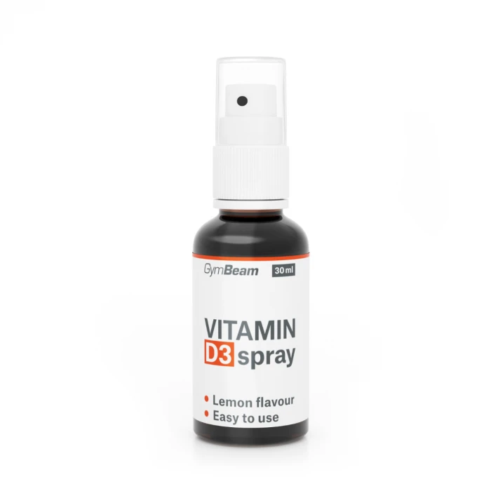 GymBeam Vitamín D3 Sprej 1000 IU citrón
