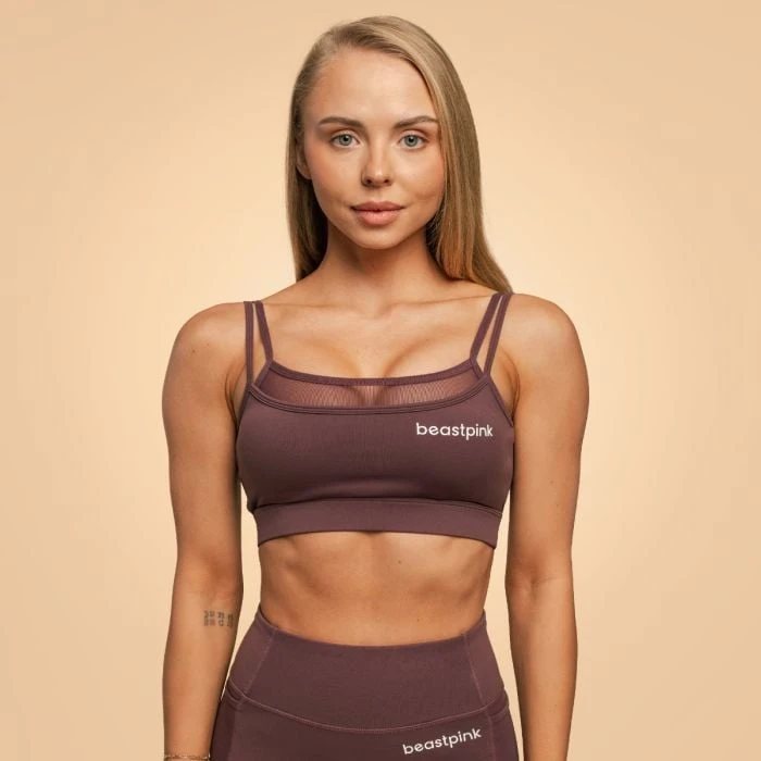 BeastPink Športová podprsenka Breeze Mulberry  XS
