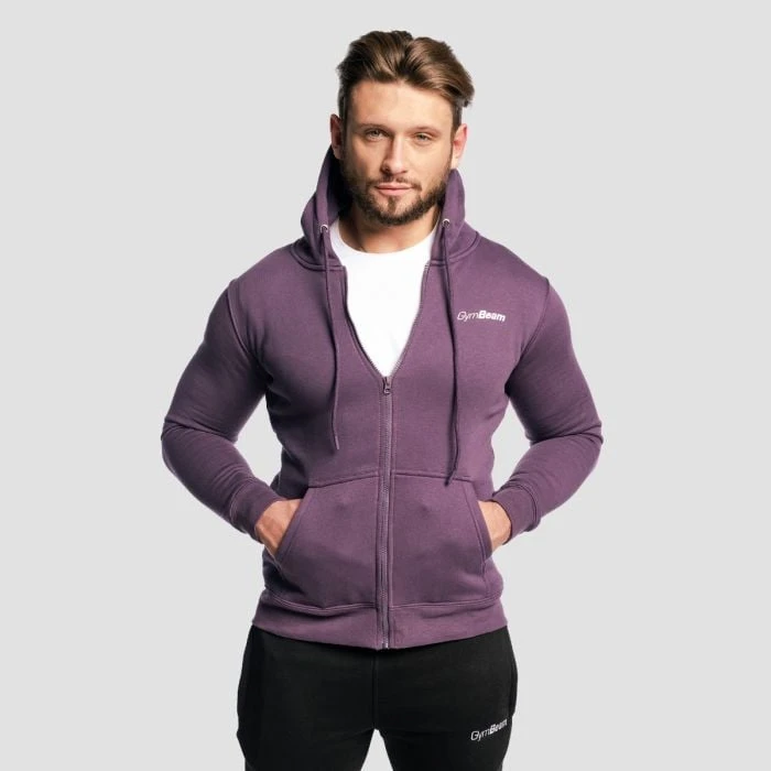 GymBeam Mikina Zipper Hoodie Obsidian  S