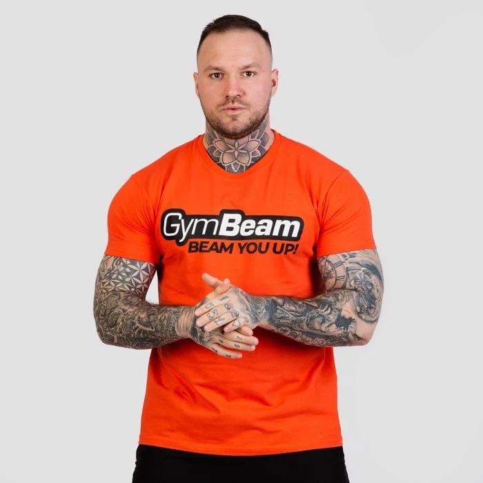 GymBeam Tričko Beam Orange  LL