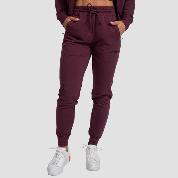 GymBeam Dámske tepláky TRN Eggplant  MM
