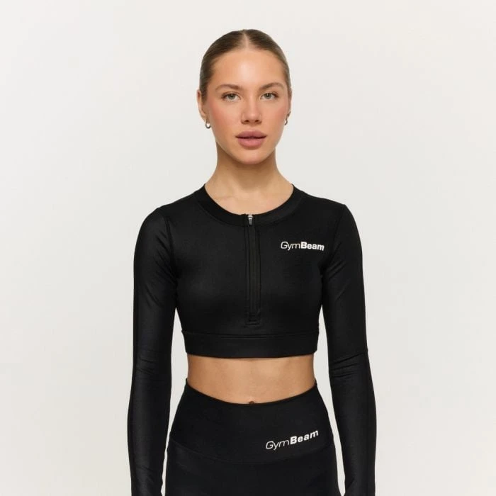 GymBeam Dámsky športový top Prime Black  S