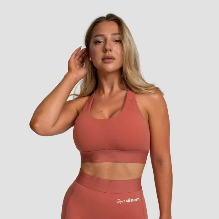 GymBeam Športová podprsenka Limitless Cinnamon  LL