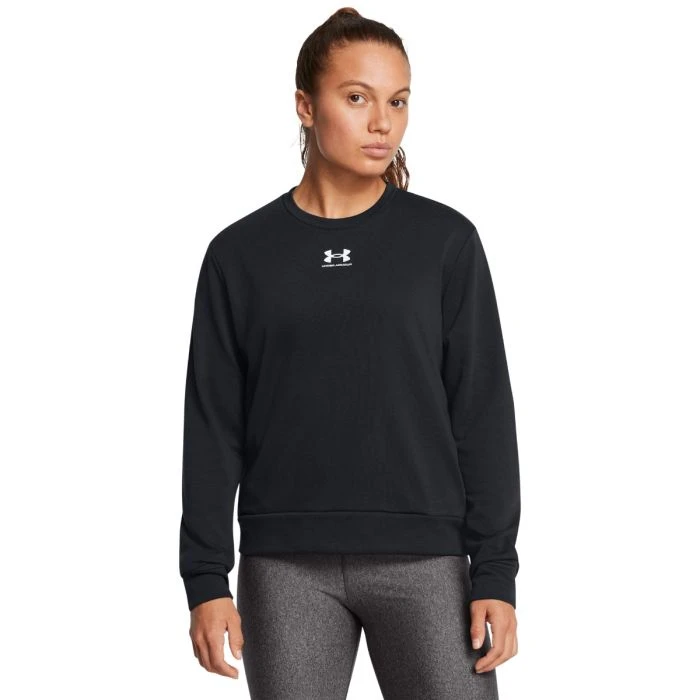 Under Armour Dámska mikina Rival Terry Crew Black  MM
