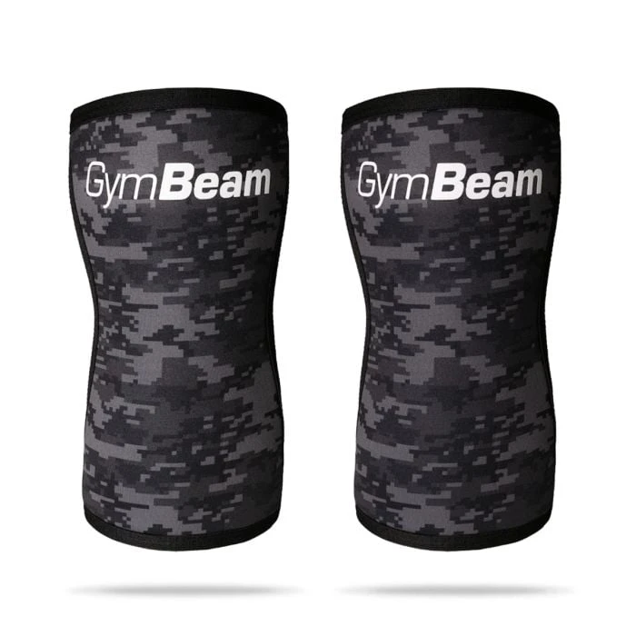 GymBeam Neoprénová bandáž na koleno Conquer Camo  L