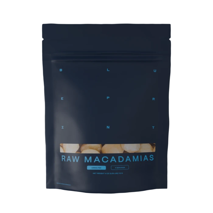 Blueprint by Bryan Johnson Raw Macadamias