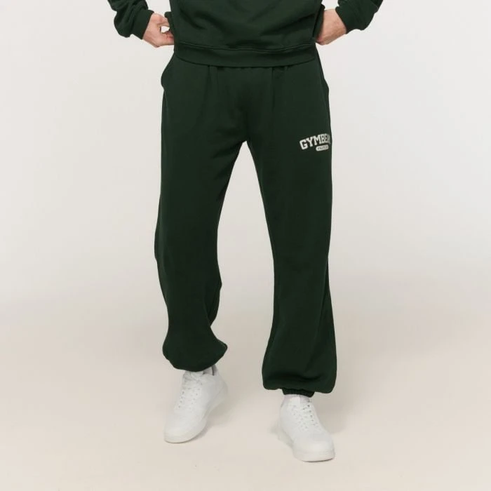 GymBeam Tepláky Varsity Green  S