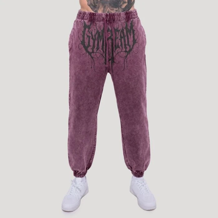 GymBeam Tepláky Abyss Raisin  M