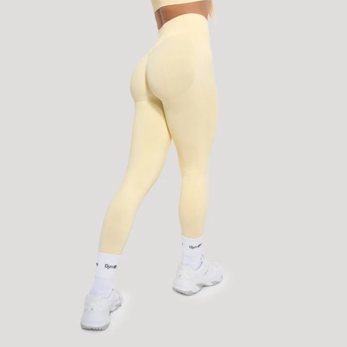 GymBeam Dámske Legíny Luma Butter Yellow- GymBeam  M