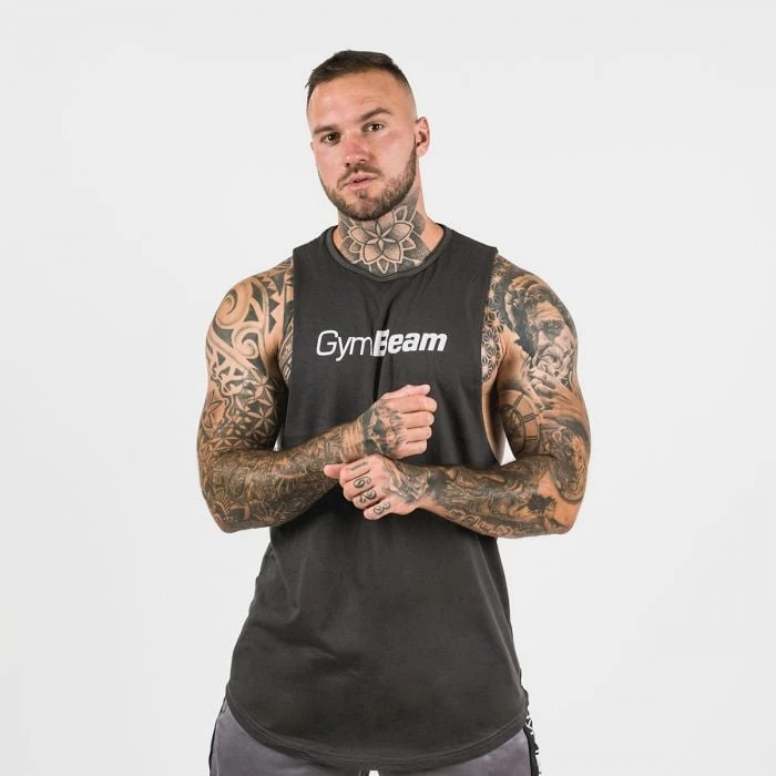 Gym Beam Tielko Cut Off Grey  M