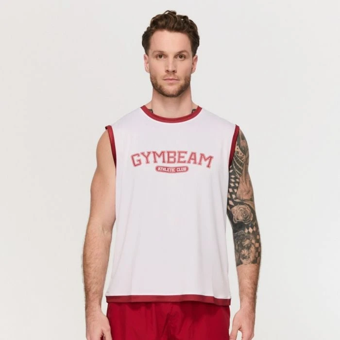 GymBeam Tielko Varsity White  M