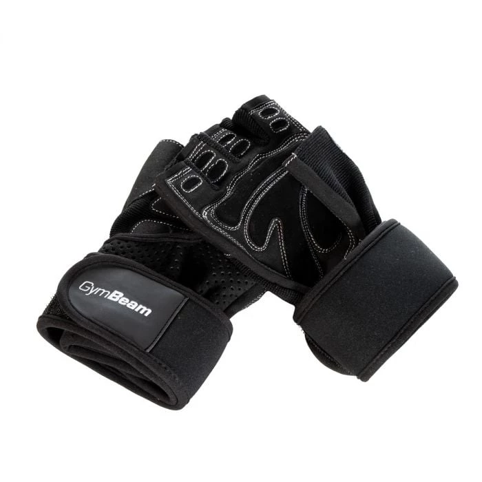 GymBeam Fitness rukavice Wrap Black  S