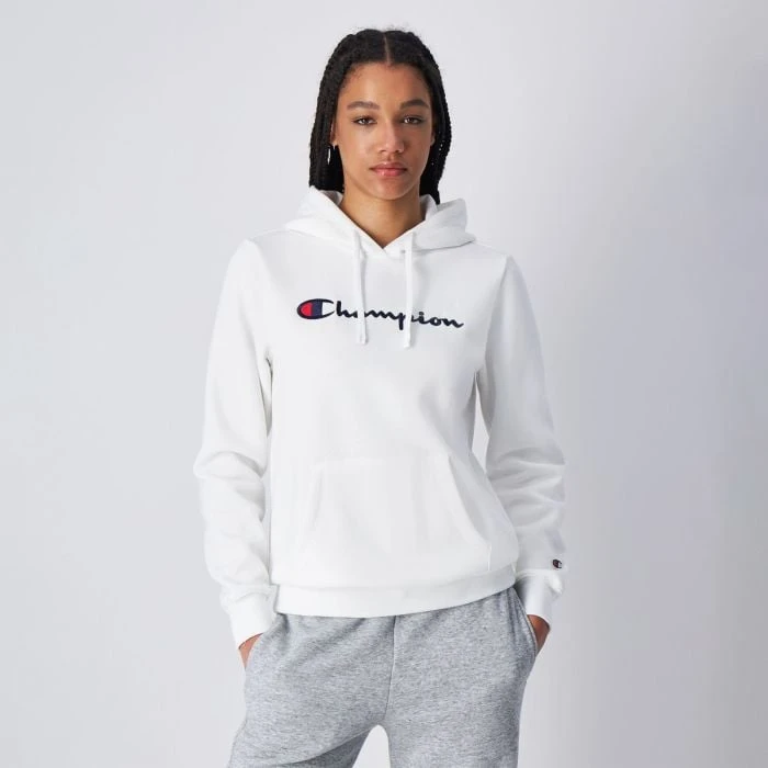 Champion Dámska mikina Big Logo Slim Fit White  SS