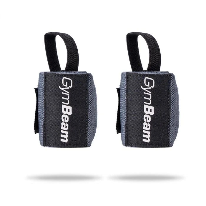 GymBeam Bandáže na zápästia FIRM dark grey