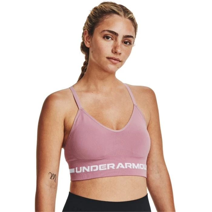 Under Armour Športová podprsenka Seamless Low Long Pink  XSXS