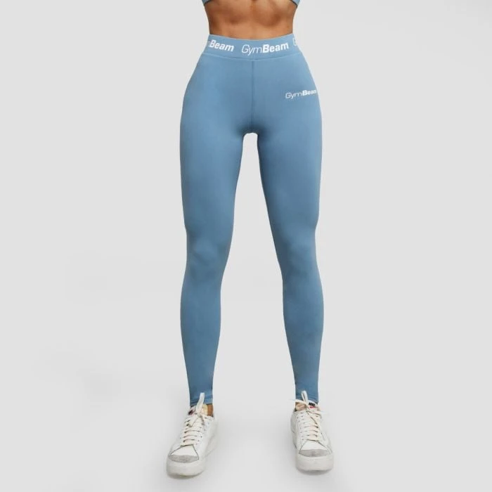 GymBeam Dámske legíny Simple Steel Grey  LL
