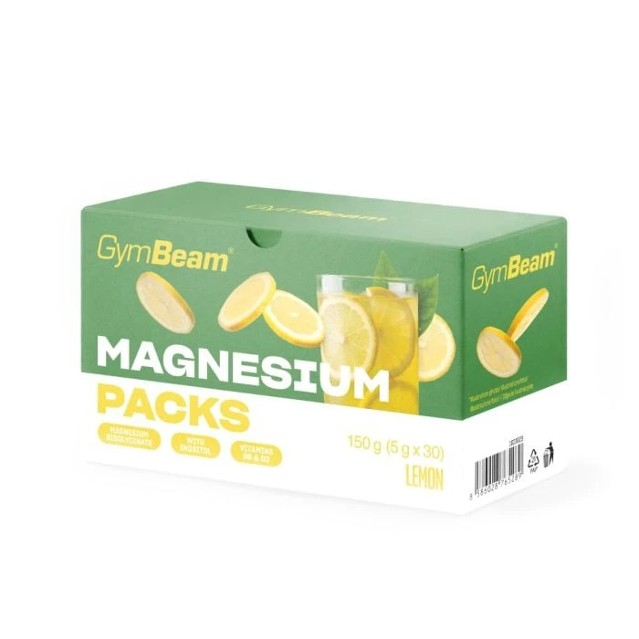 GymBeam Magnesium Packs citrón