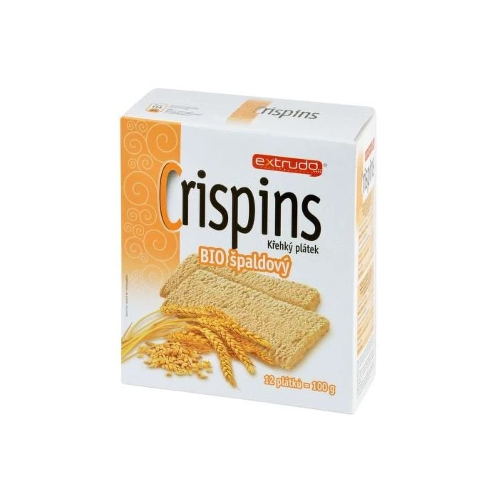 BIO EXTRUDO Chlebíček viaczrnný špaldový Crispins 100 g