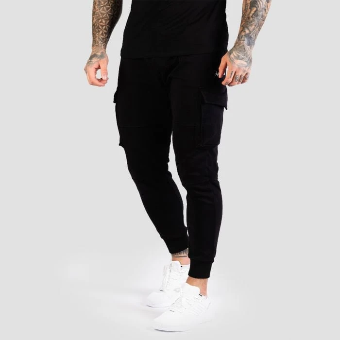 GymBeam Tepláky TRN Black  LL