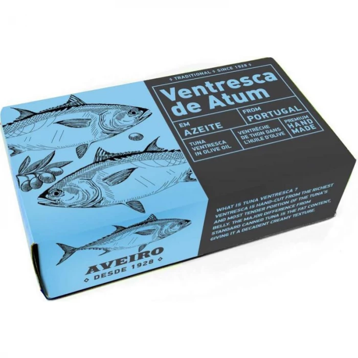 Aveiro Tuniakové filety Ventresca v olivovom oleji 120 g bez príchute