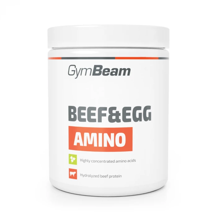 GymBeam Beef&Egg Amino 500 tab bez príchute