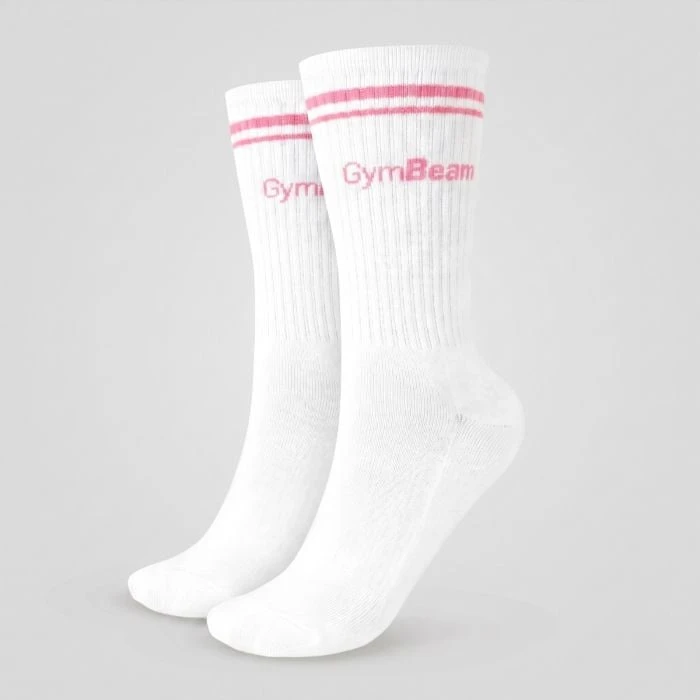 GymBeam Ponožky Crew Pink  L