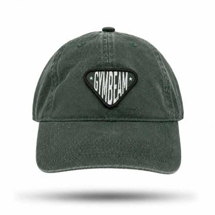 GymBeam Šiltovka Sunday Dad Cap Washed Green  UNI