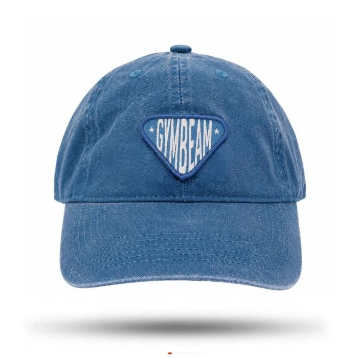 GymBeam Šiltovka Sunday Dad Cap Washed Blue  UNI