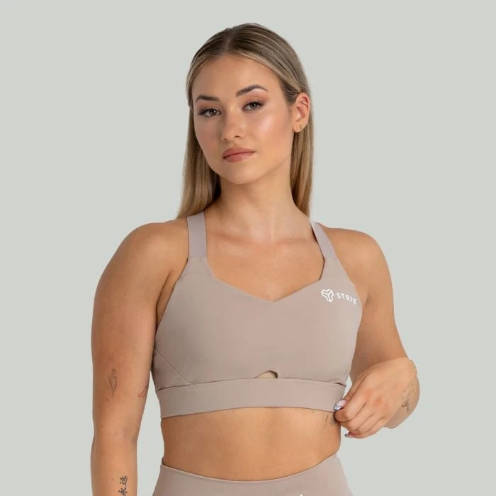 STRIX Športová podprsenka Taupe  XS