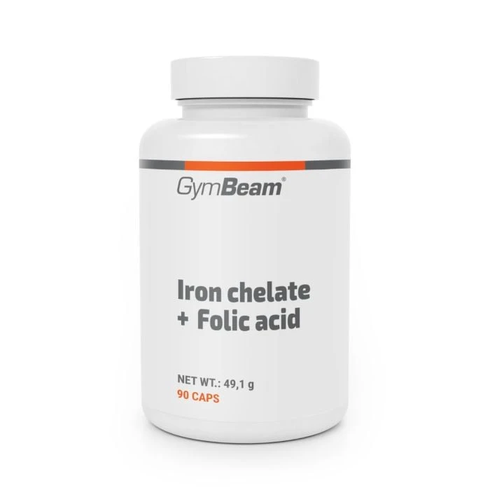 GymBeam Železo chelát + Kyselina listová