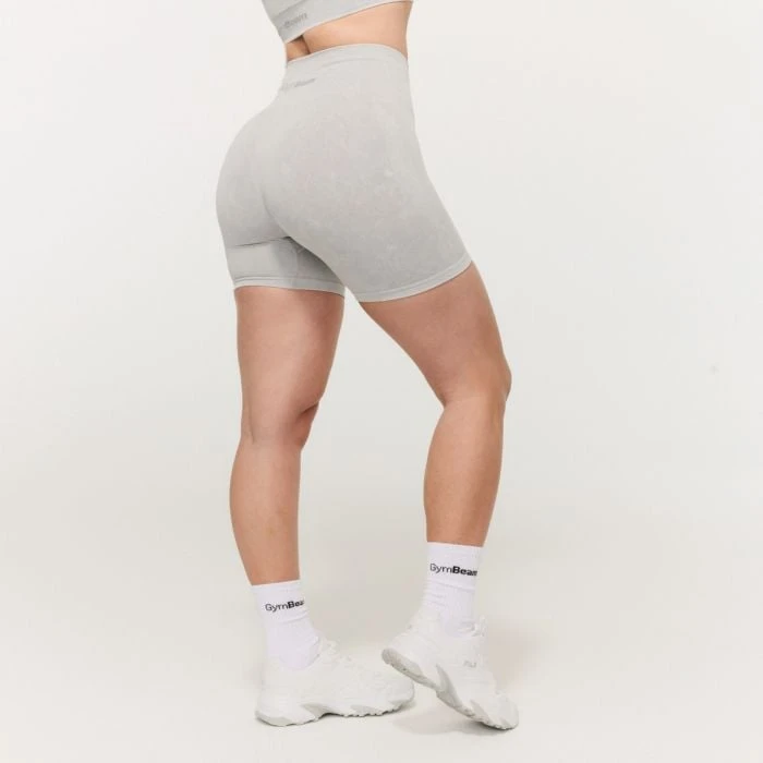 GymBeam Dámske bezšvové šortky Lift Grey  S