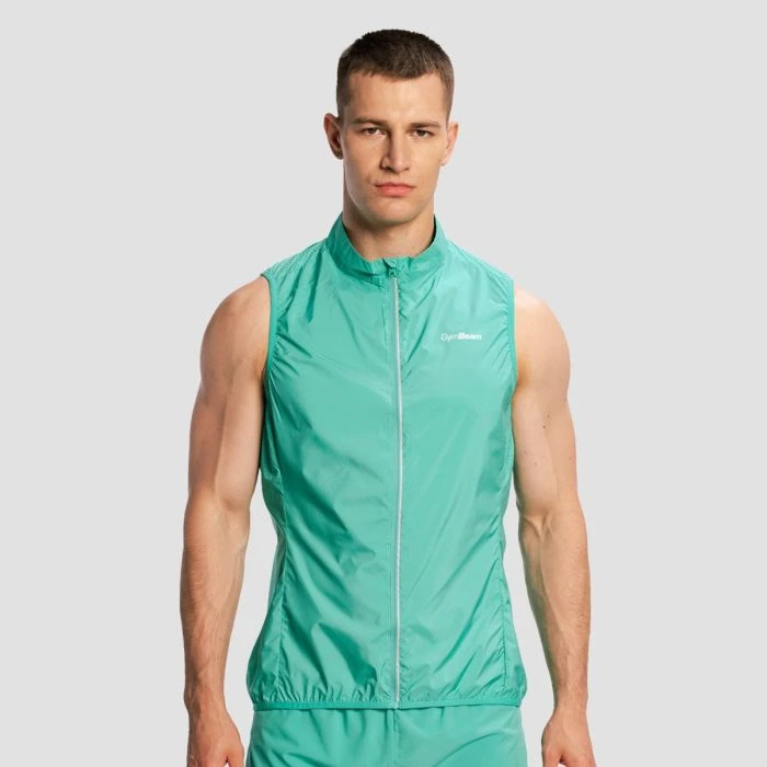 GymBeam Pánska bežecká vesta Pulse X Green  S
