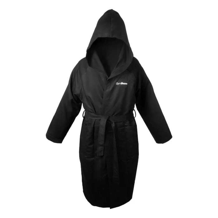 GymBeam Rýchloschnúci župan Quick-Dry Black  S