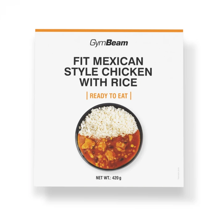 GymBeam FIT Kuracie s ryžou na mexický spôsob Ready to eat