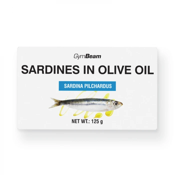 GymBeam Sardinky v olivovom oleji