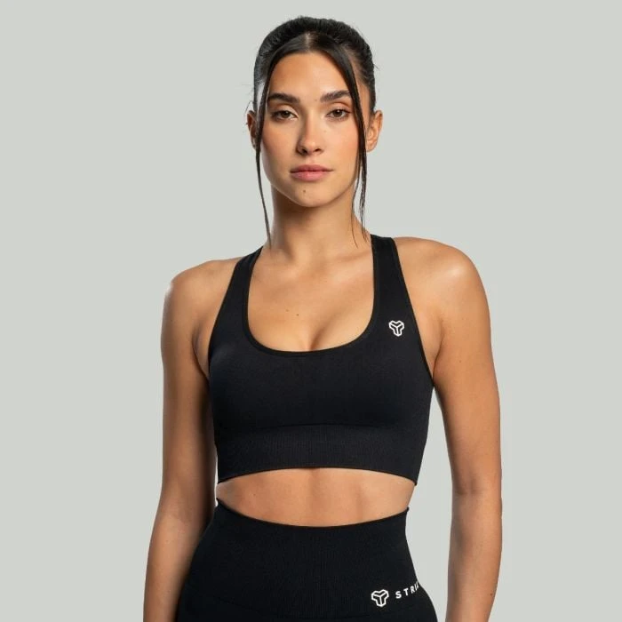 STRIX Športová podprsenka Seamless Black  XS